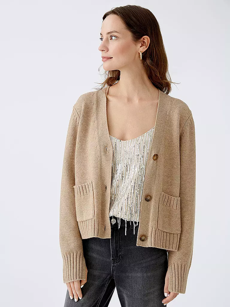 OUÍ Cardigan beige