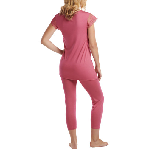 Lisca - Pijama leggings túnica mangas cortas Juliette Rosa
