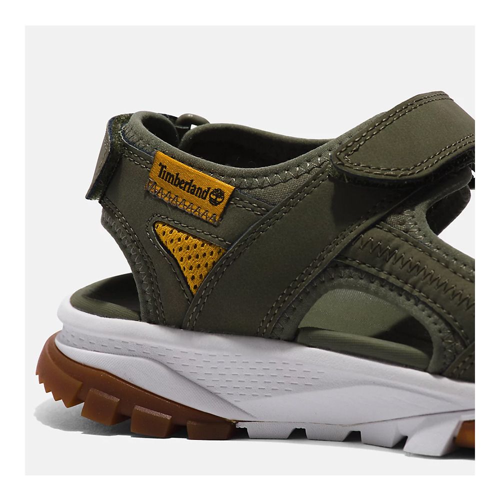 Timberland LINCOLN PEAK - Sandales Femme dark green leather