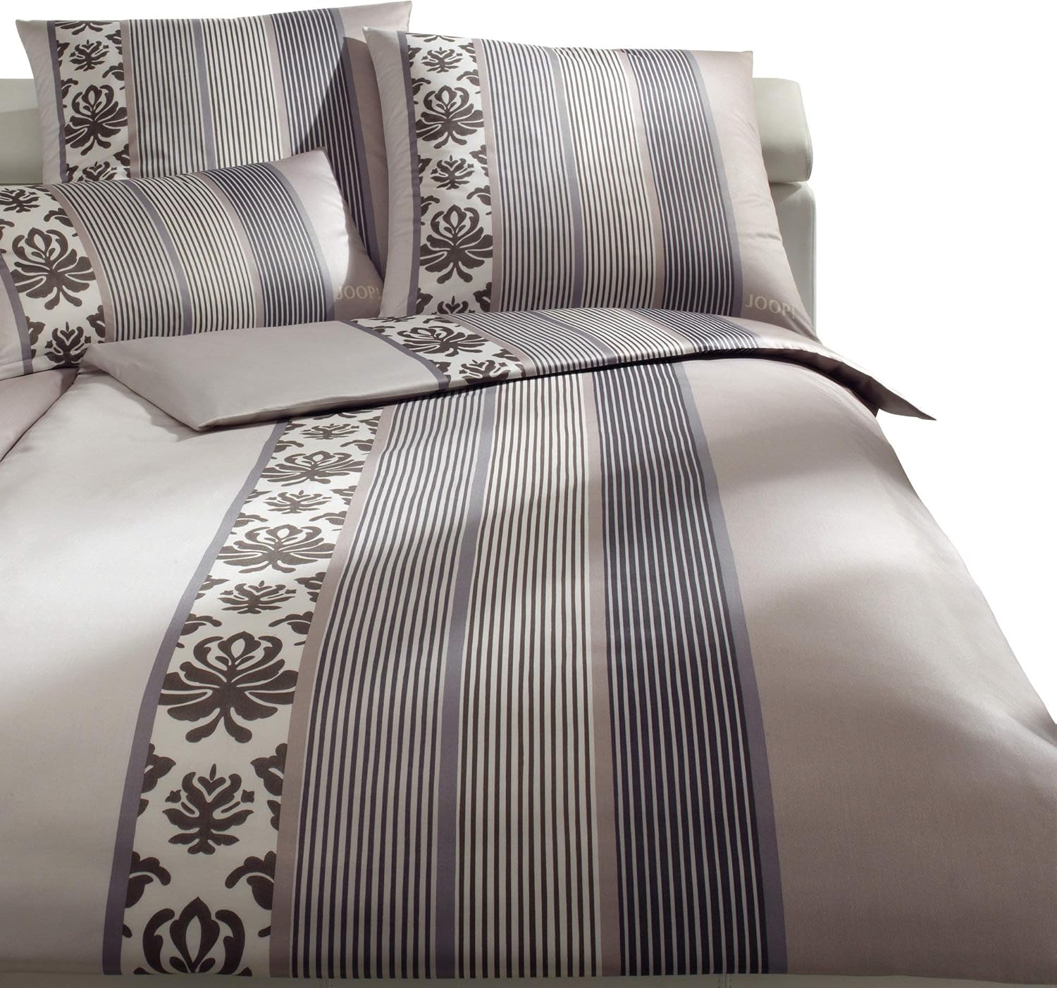 Joop! Bettwäsche Ornament Stripe 4022 Graphit - 77