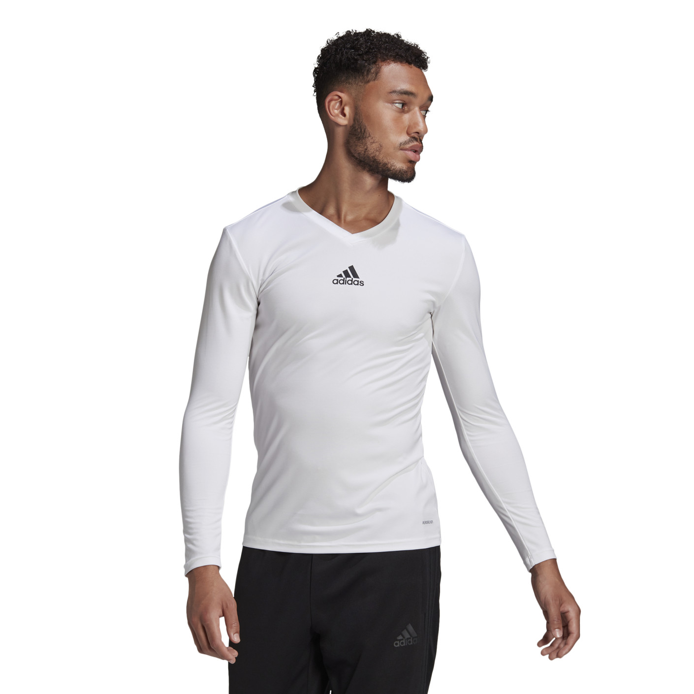 Adidas Team Ondershirt Lange Mouwen Wit