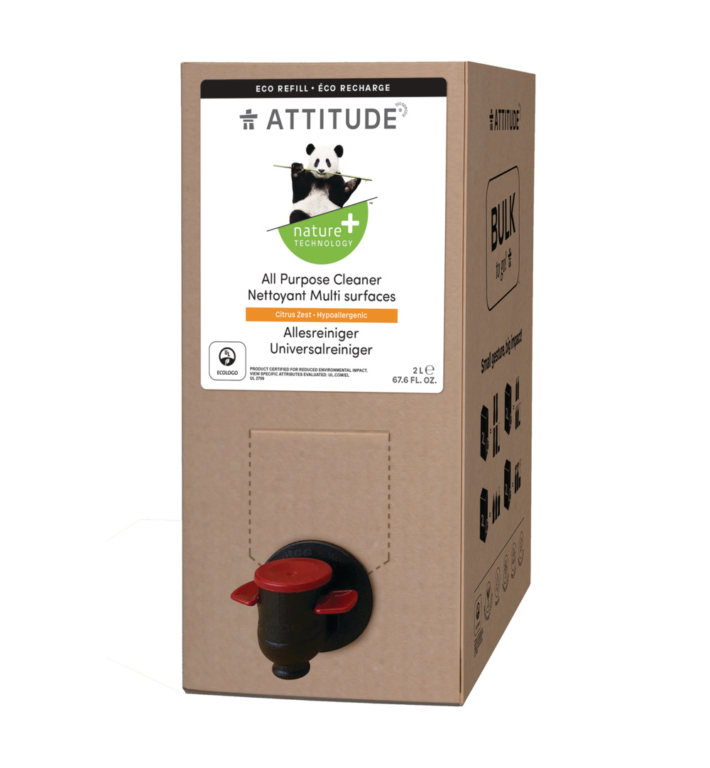 Attitude Nature+ Bulk2Go Allesreiniger Citrus Zest (2000 ml)