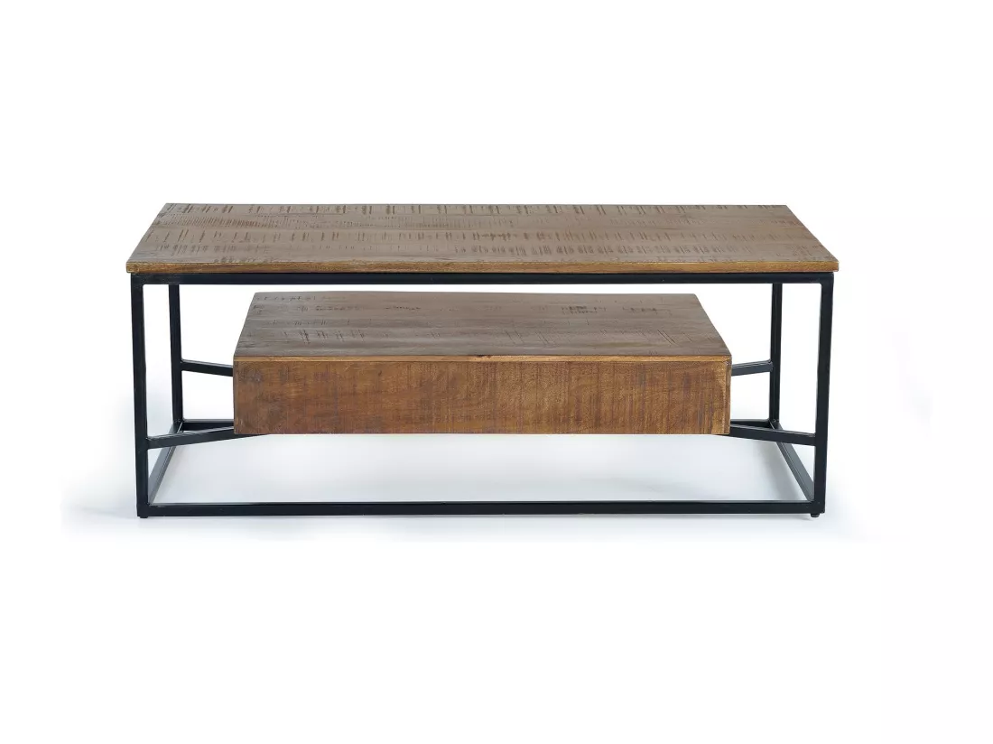 Table centrale MANGO Marrón.Giner y Colomer.45x60x120