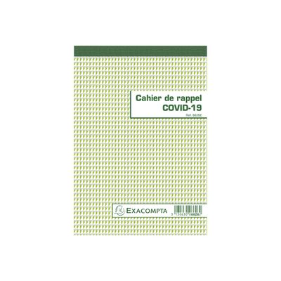 Exacompta - Cahier de rappel COVID-19