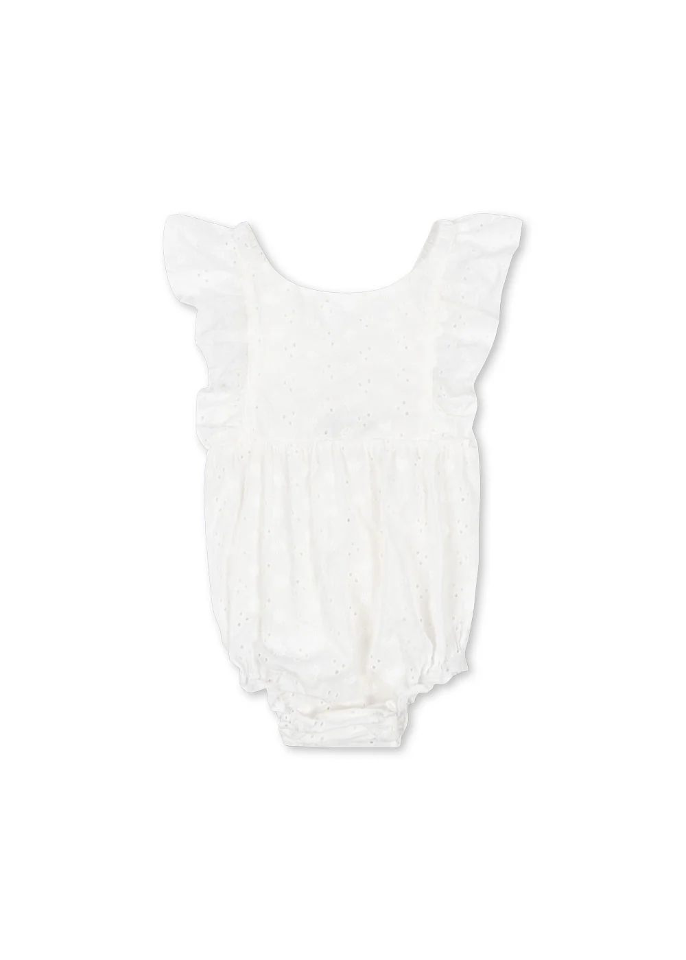 Lacey romper - optic white - 3M