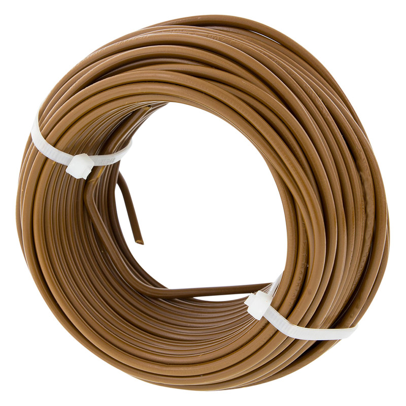 Installatiedraad VD H07V-U 20m 2,5mm² bruin