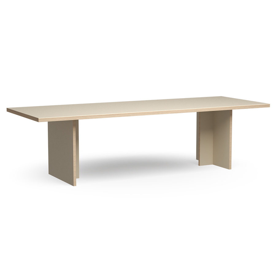 Eettafel Rectangular 280x100 creme