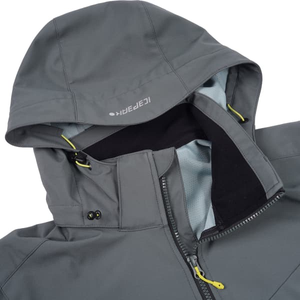 Softshell randonnée ICEPEAK BARMSTEDT SOFTSHELL JACKET OLIVE FONCE