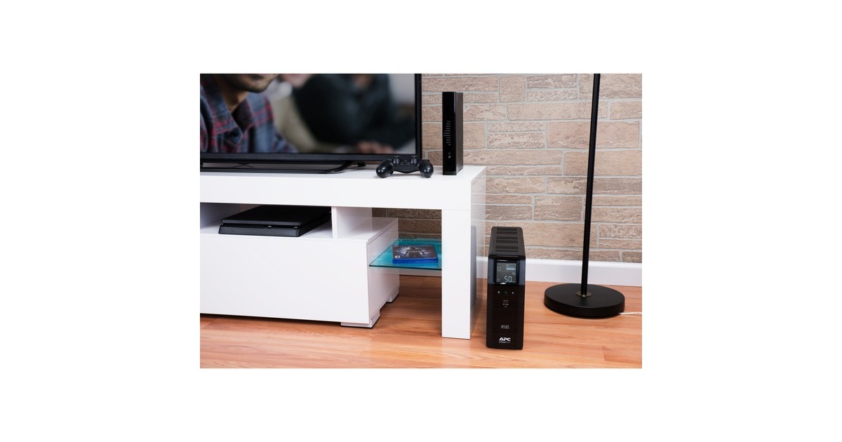 APCBack-UPS PRO BR1200SI - Noodstroomvoeding ups  (Zwart, 8x C13 uitgang, 2x USB lader (type A & C), 1200VA, USB dataport)