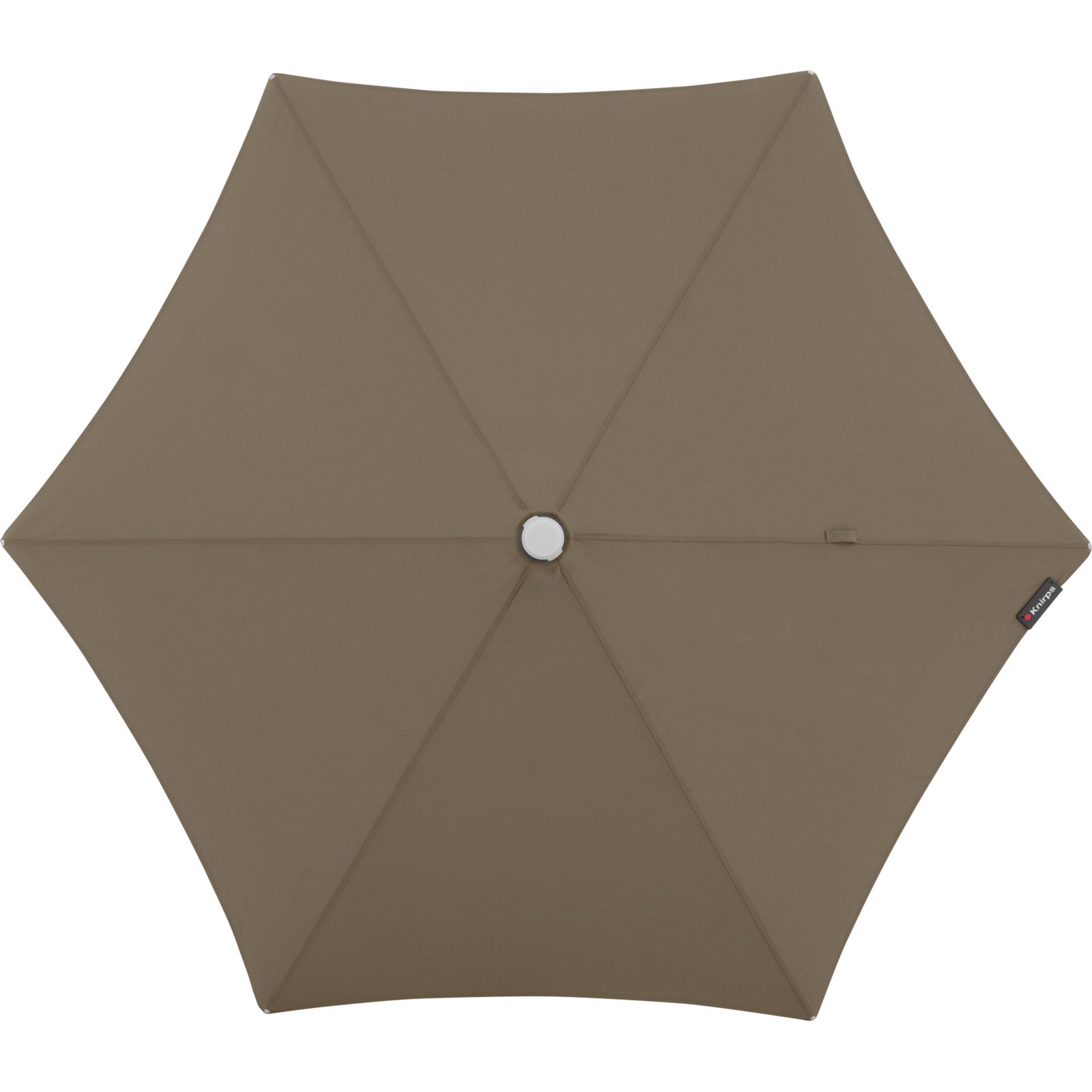 Sonnenschirm Knirps 206 cm taupe