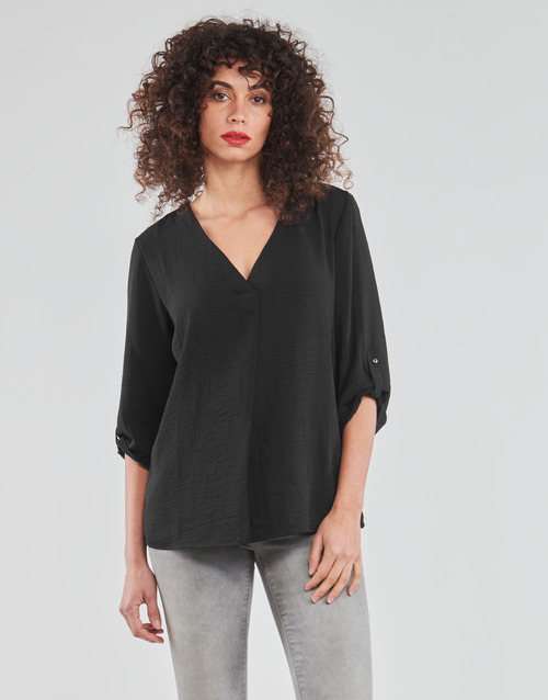 JDY - JDYDIVYA 3/4 TOP WVN NOOS - Noir