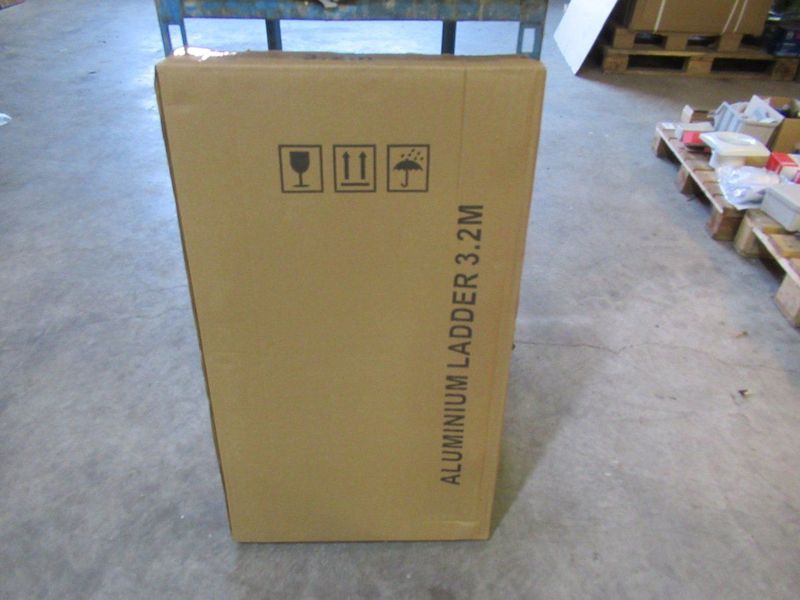 HBM - Professionele Telescoopladder - Aluminium - Max. Werkhoogte 3.80 m