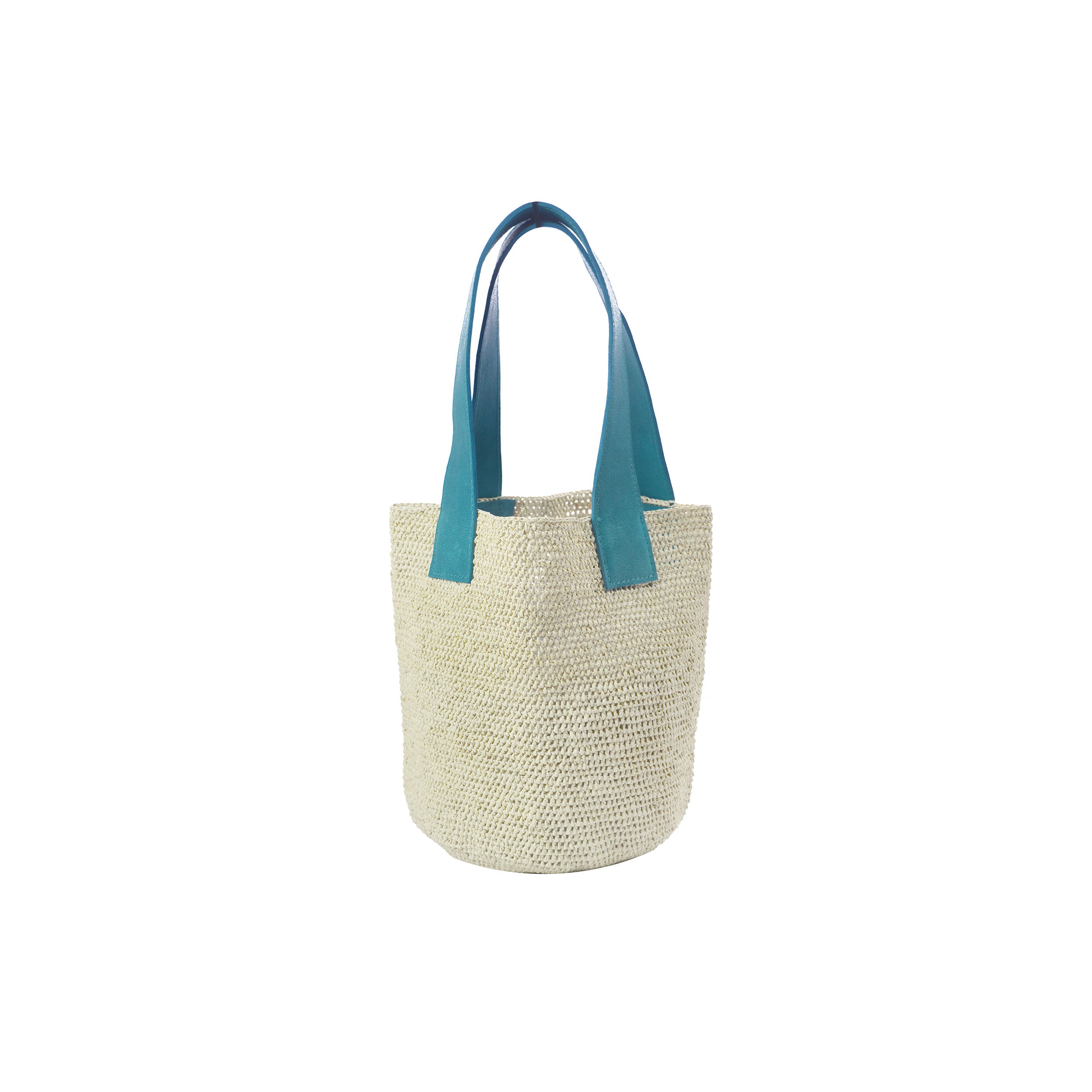 Mini sac en paille tissée 