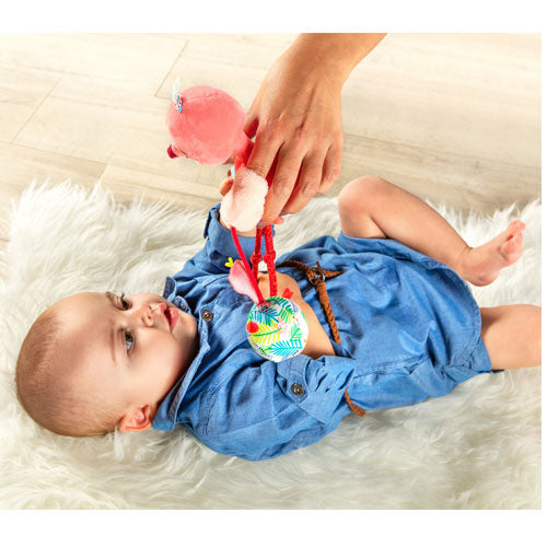 Lilliputiens knuffel met rammelaar - anaïs - 23 cm