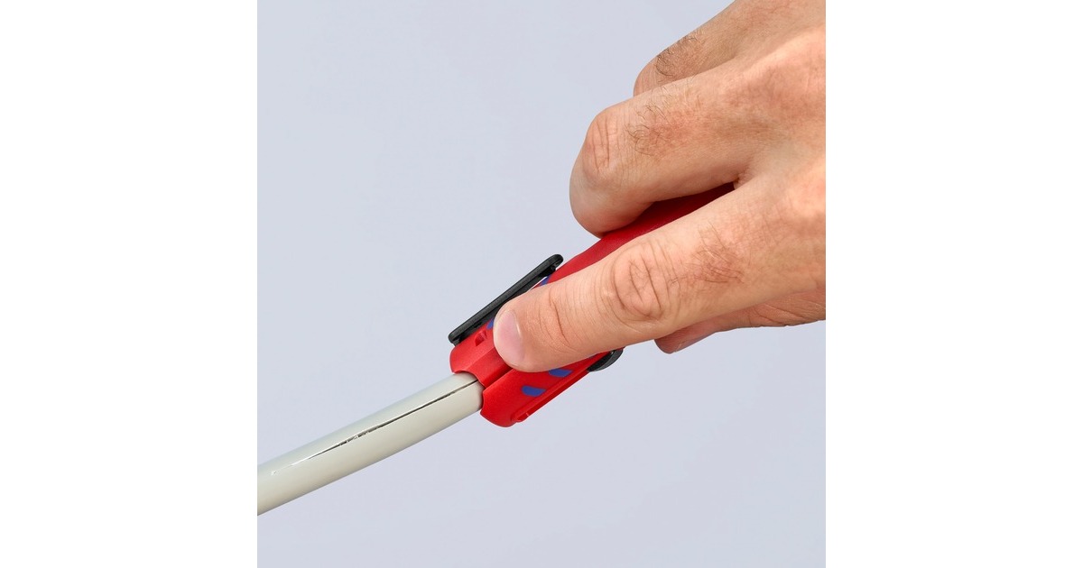 KNIPEXUniversele kabelstripper 1685125SB kabelstrip-/ontmantelingsgereedschap  (Rood/blauw)