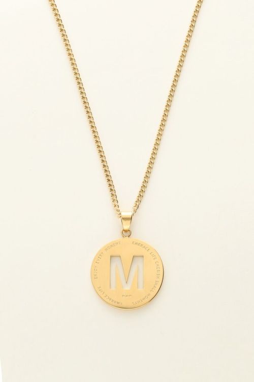 Ketting met open initial
