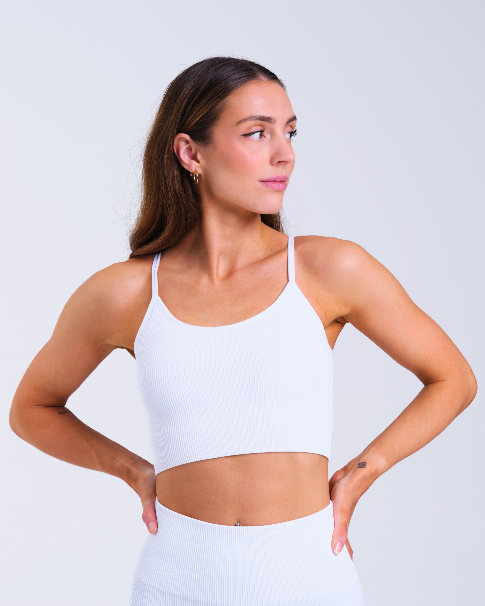 Bumpro Perfect Rib Bra White