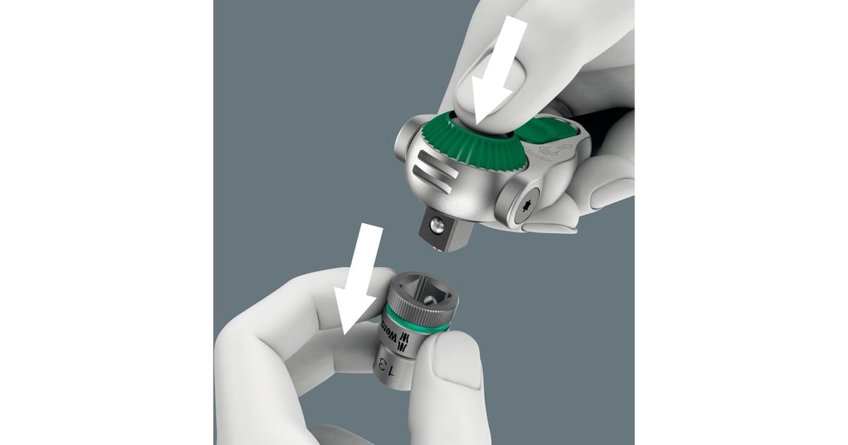 Wera8100 SB 4 Zyklop Speed ratelset, 3/8