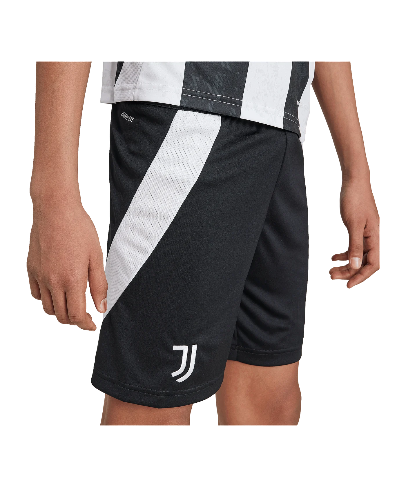 adidas Juventus Turin Short Home 2024/2025 Kids Schwarz