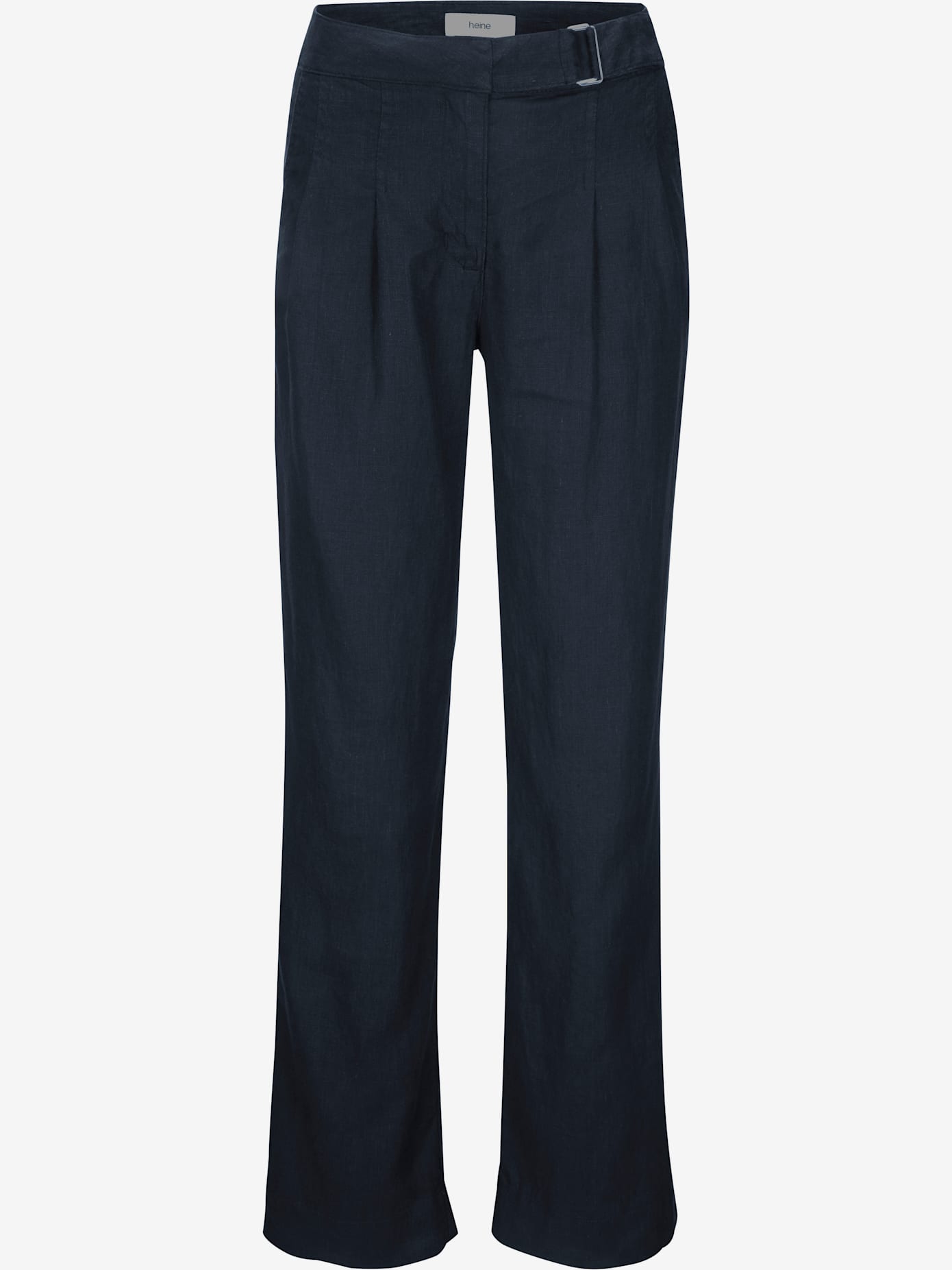 Pantalon en lin jambes larges