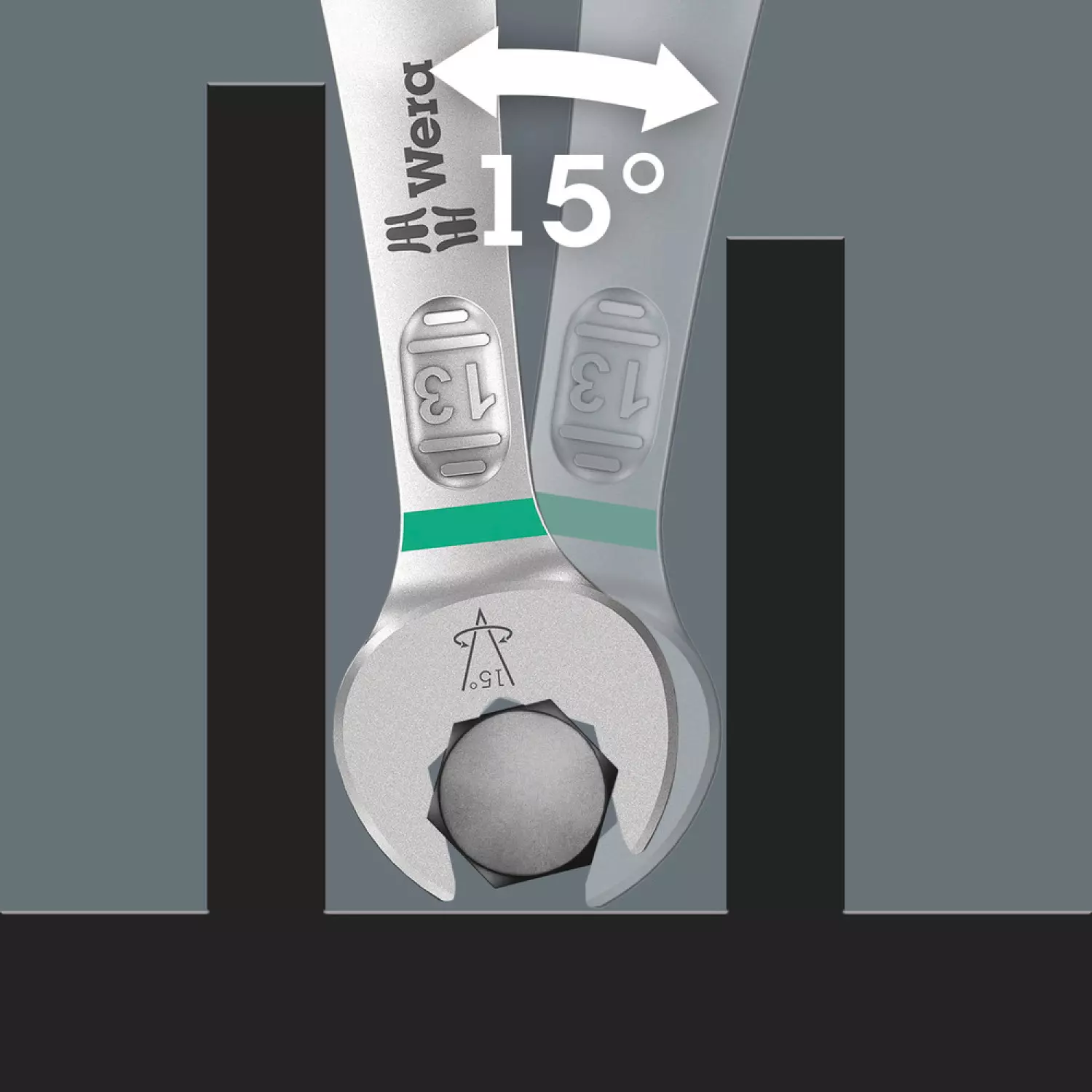 Wera 05020231001 Joker 11-delige Ringsteeksleutelset met etui - 8 - 19mm