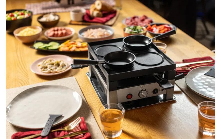 Racletteofen Typ 7910 4 Personen<br>5 in 1 Tischgrill Gourmet-Set