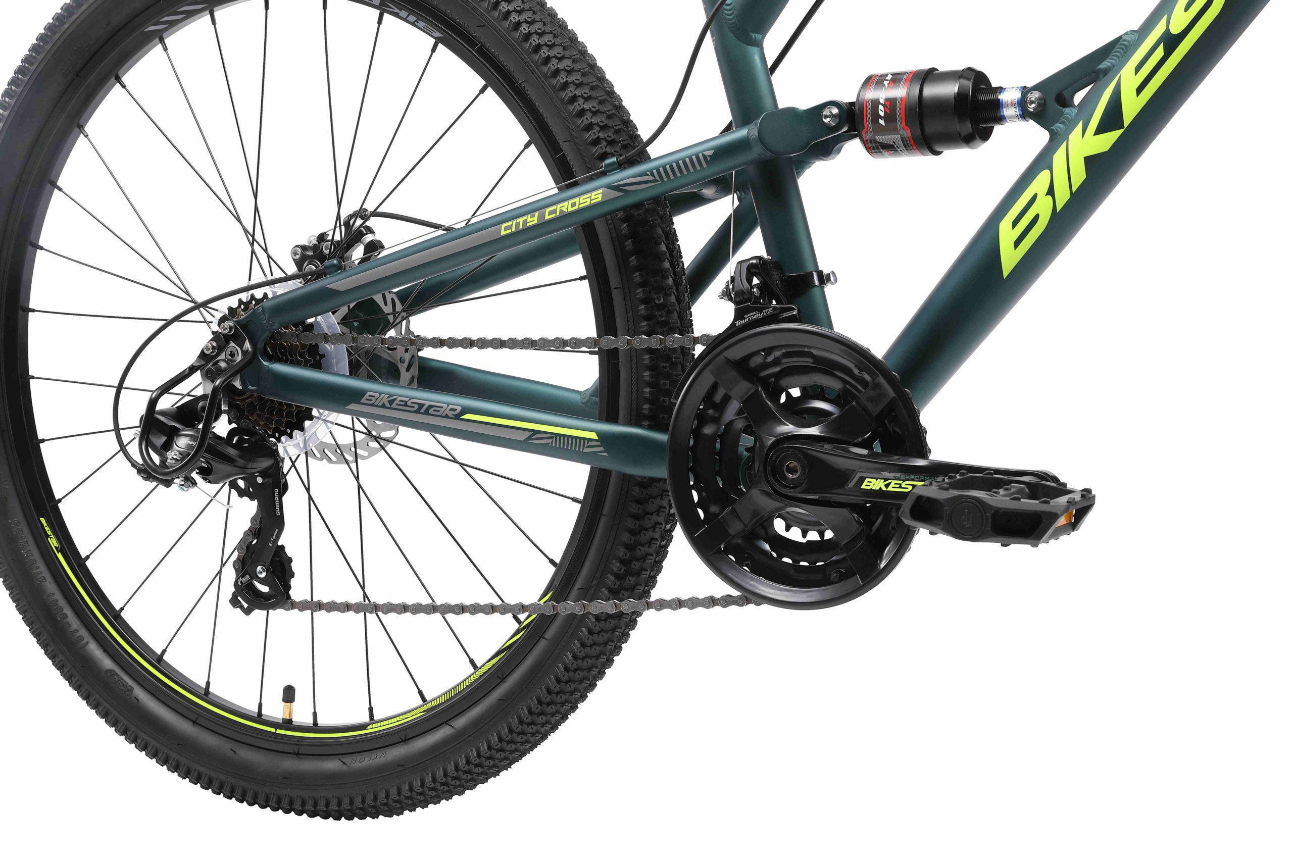 BikeStar Fully Alu MTB 27,5 Inch 21 Speed