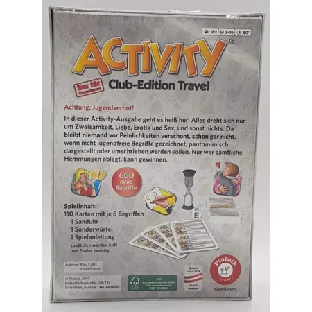 Piatnik Activity Club-Edition Travel