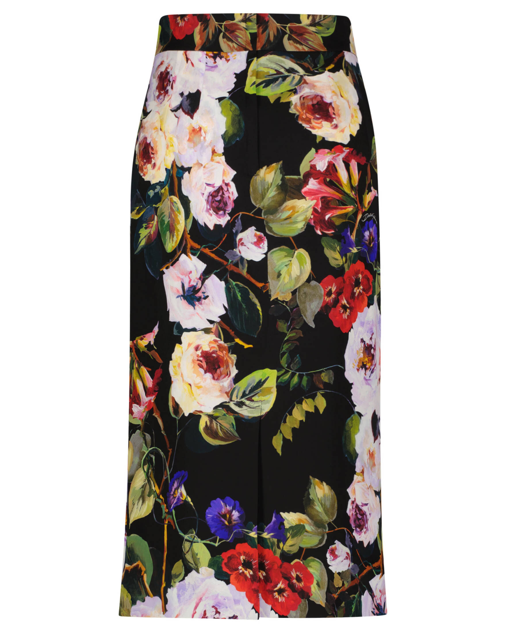 Dolce & Gabbana| Damen Midirock mit Seide FLOWER POWER