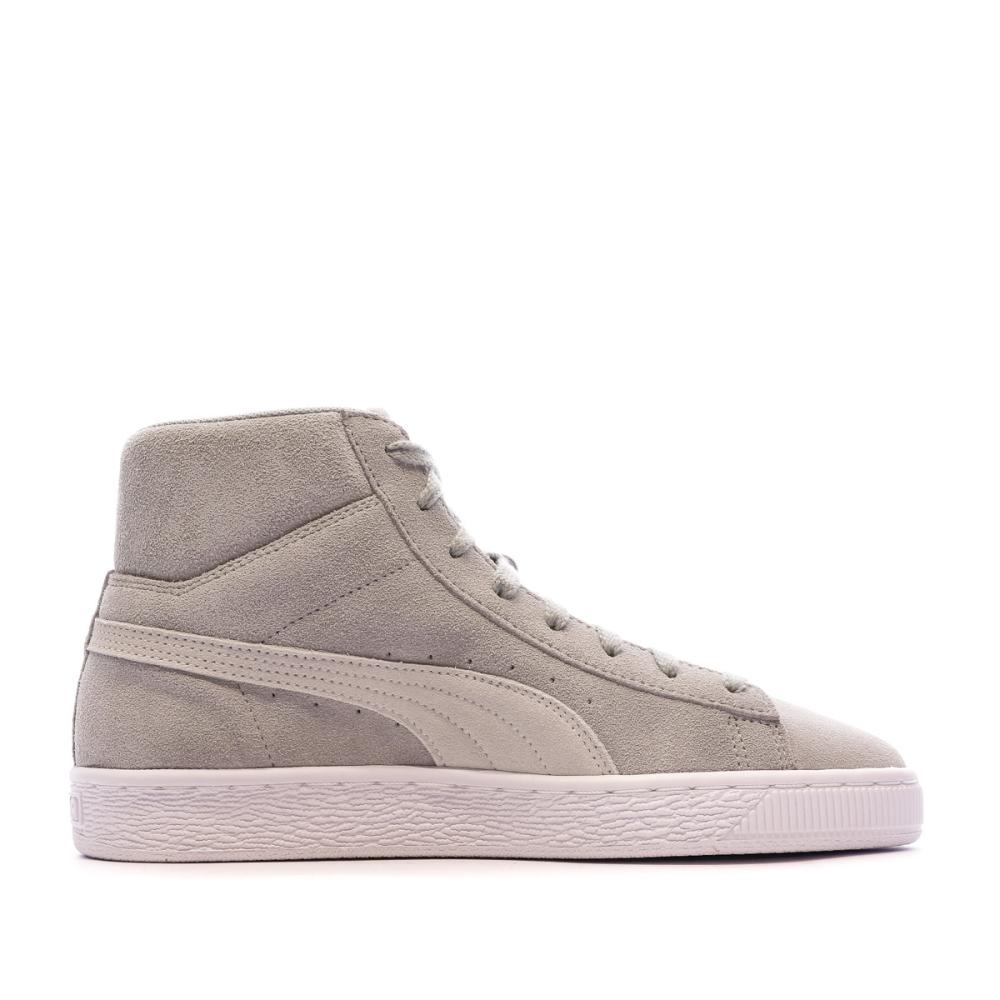 Puma Baskets Grises Mixte Puma Suede Mid XXI