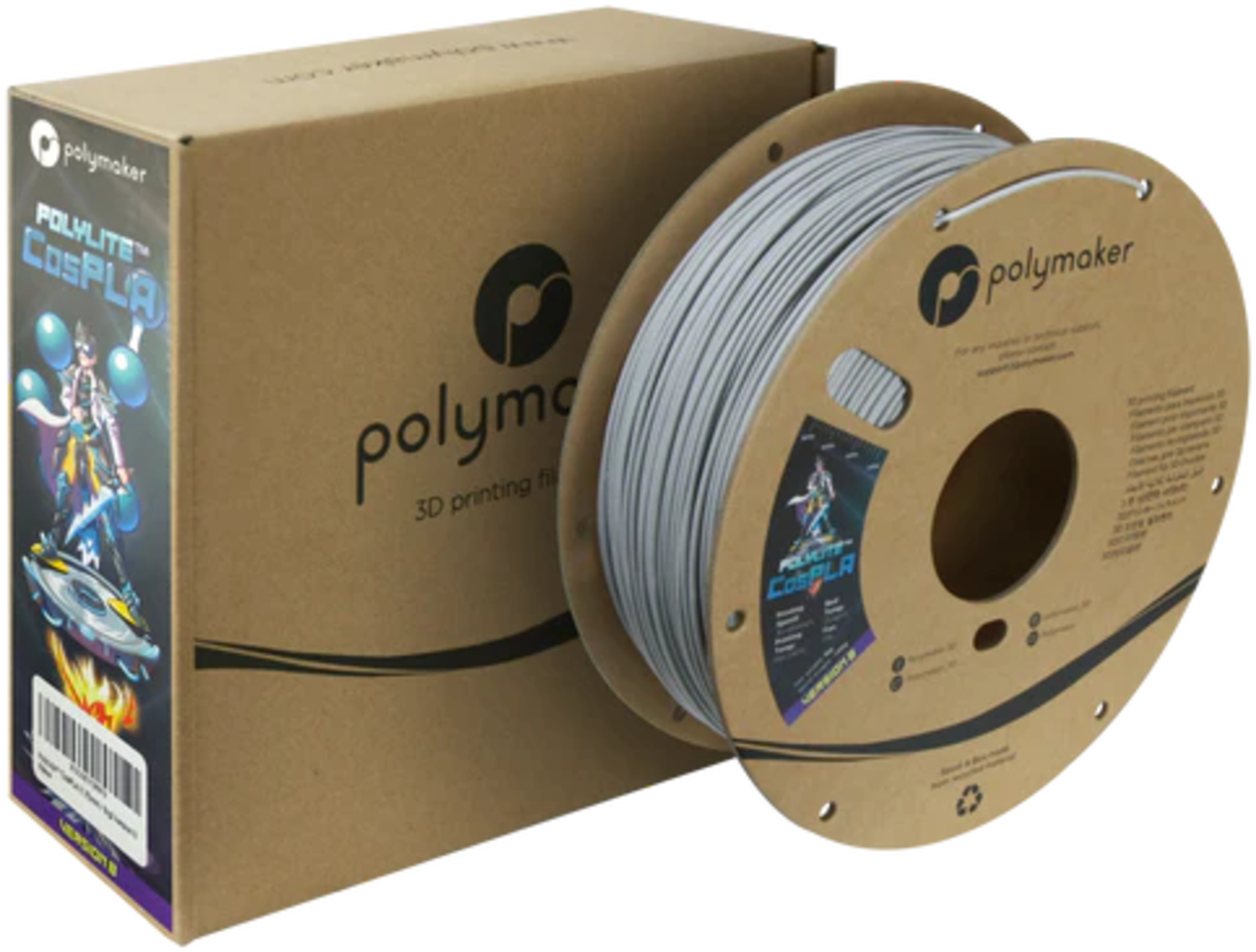 Polymaker  PolyLite CosPLA Version B, 1,75 mm / 1000 g    PLA Filament für Cosplay Anwendungen