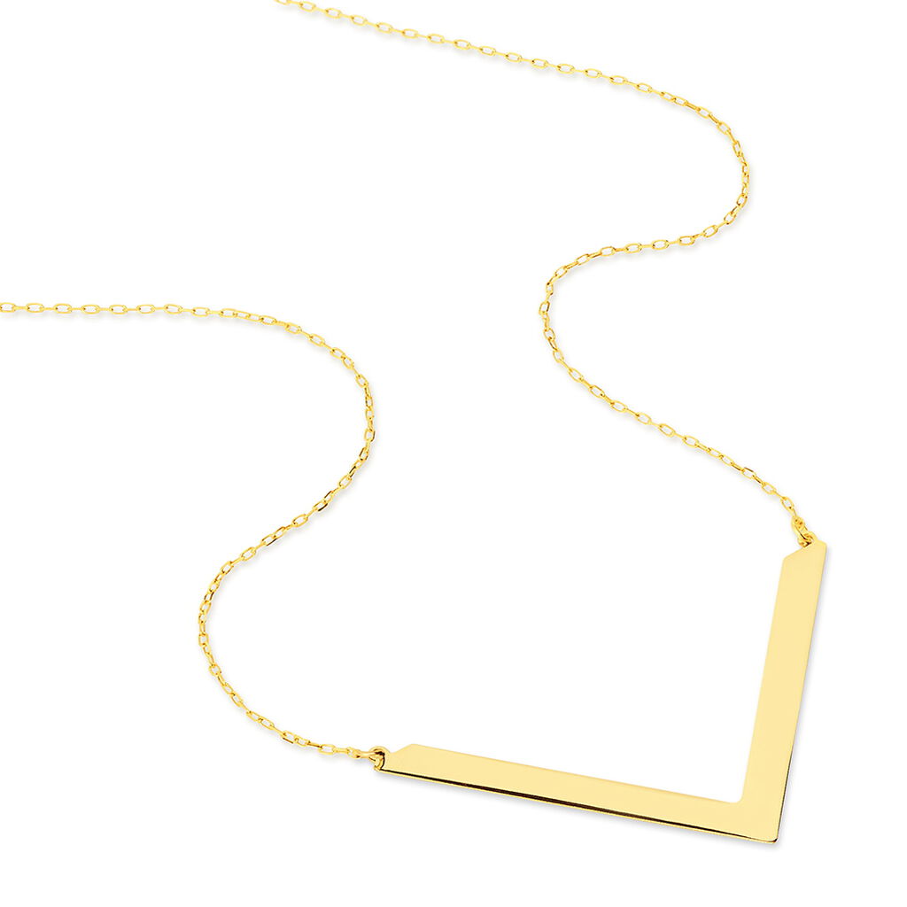Collier Ella Or Jaune
