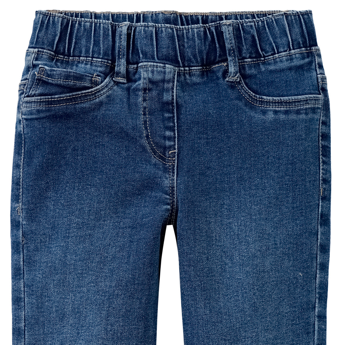 Yigga Mädchen Jeggings mit Elastikbund dunkelblau