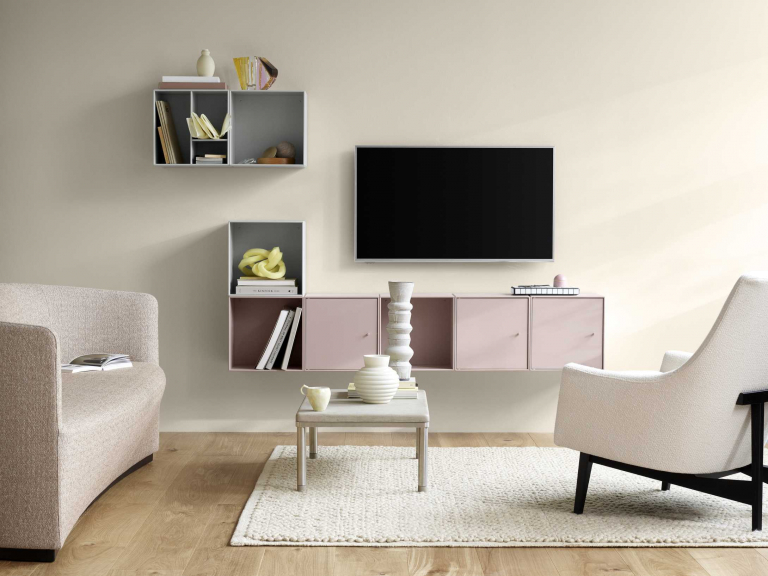 Montana Mini wandkast met deur New White