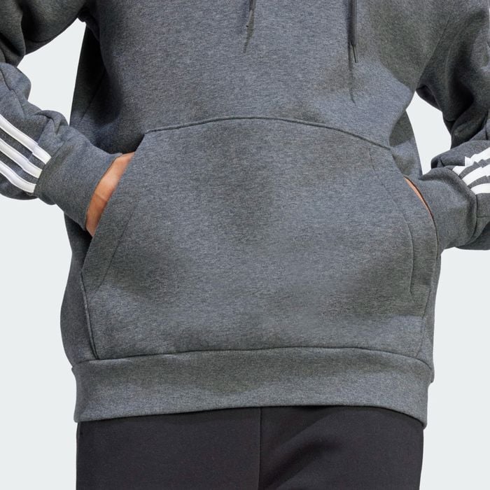 Adidas Essentials 3-Stripes Fleece Hoodie Heren