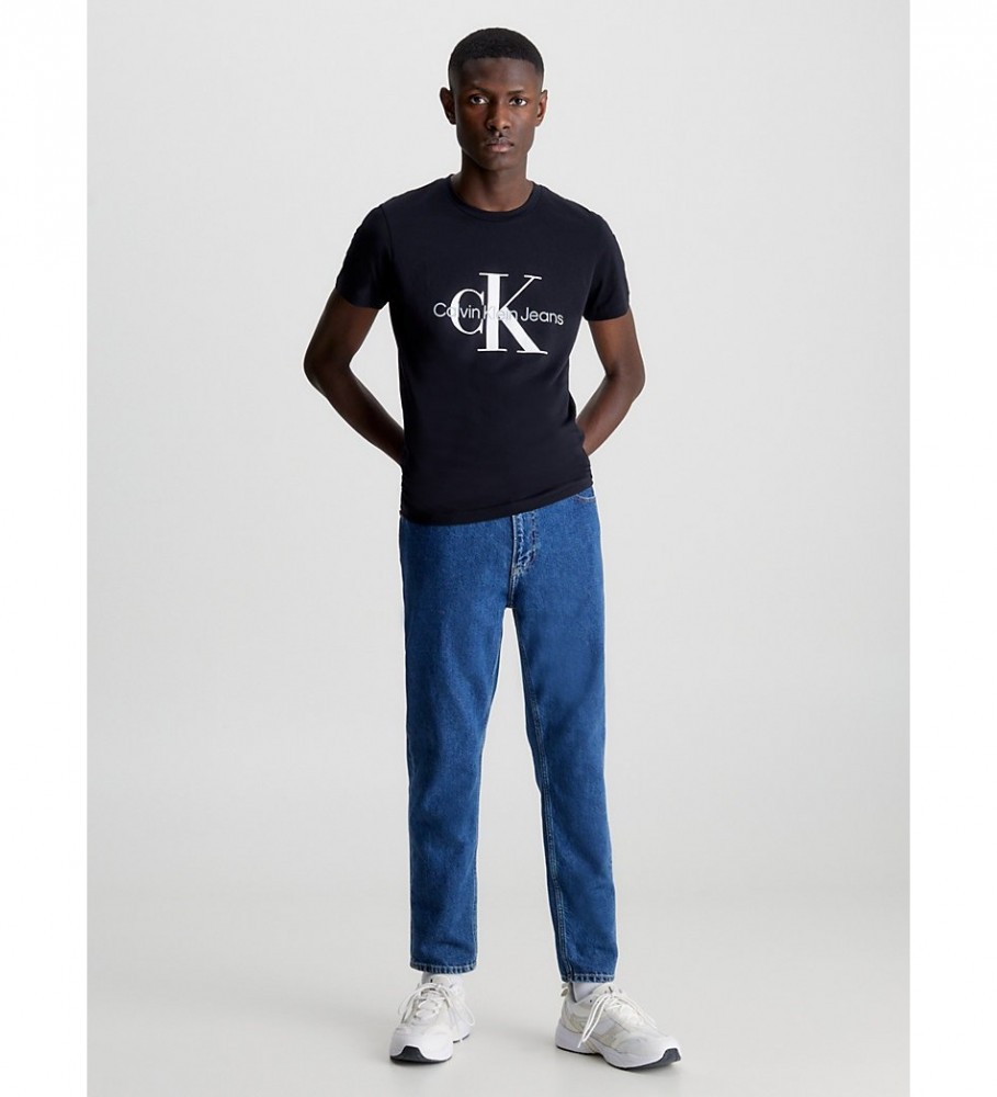 Camiseta Calvin Klein Jeans Core Monogram Slim preta