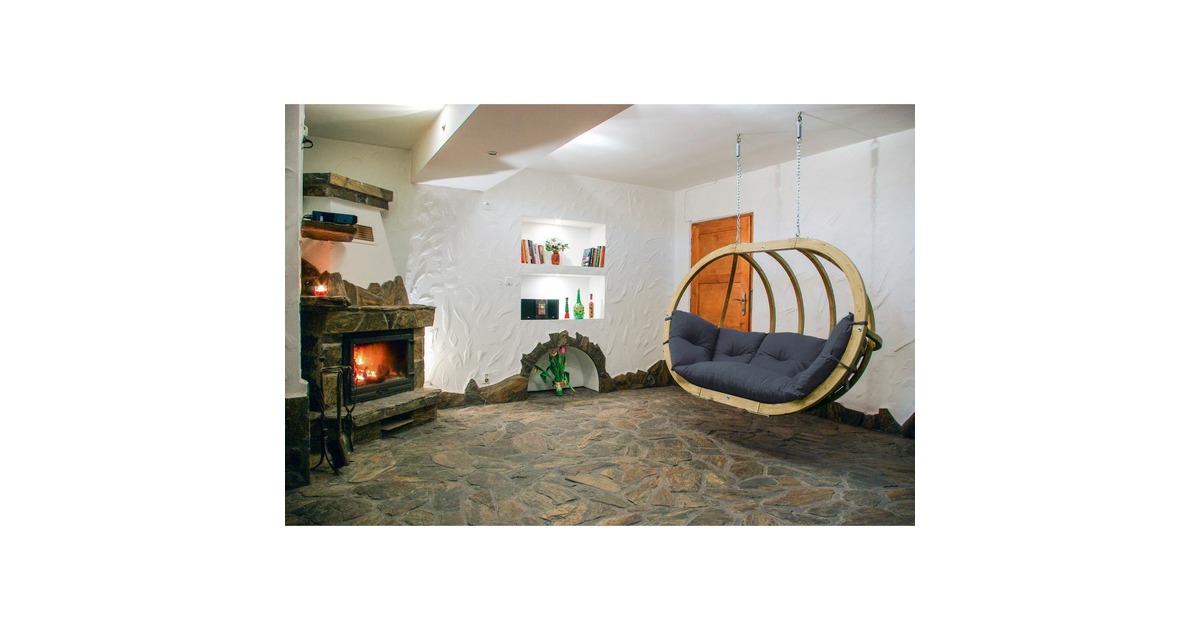 AmazonasGlobo Royal Chair Anthracite hangstoel  (Antraciet)