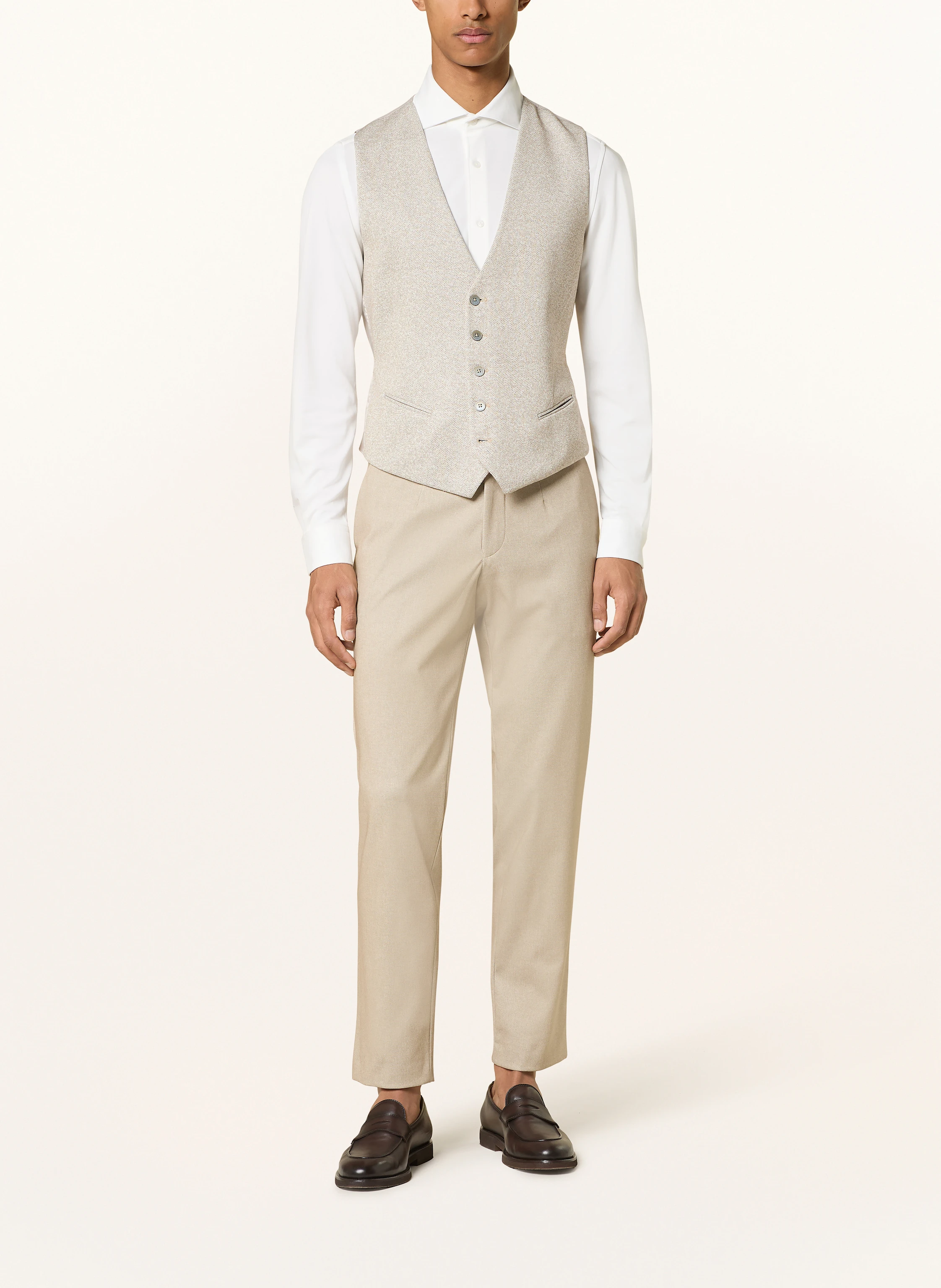 PAUL Anzugweste zum Wenden Extra Slim Fit aus Jersey