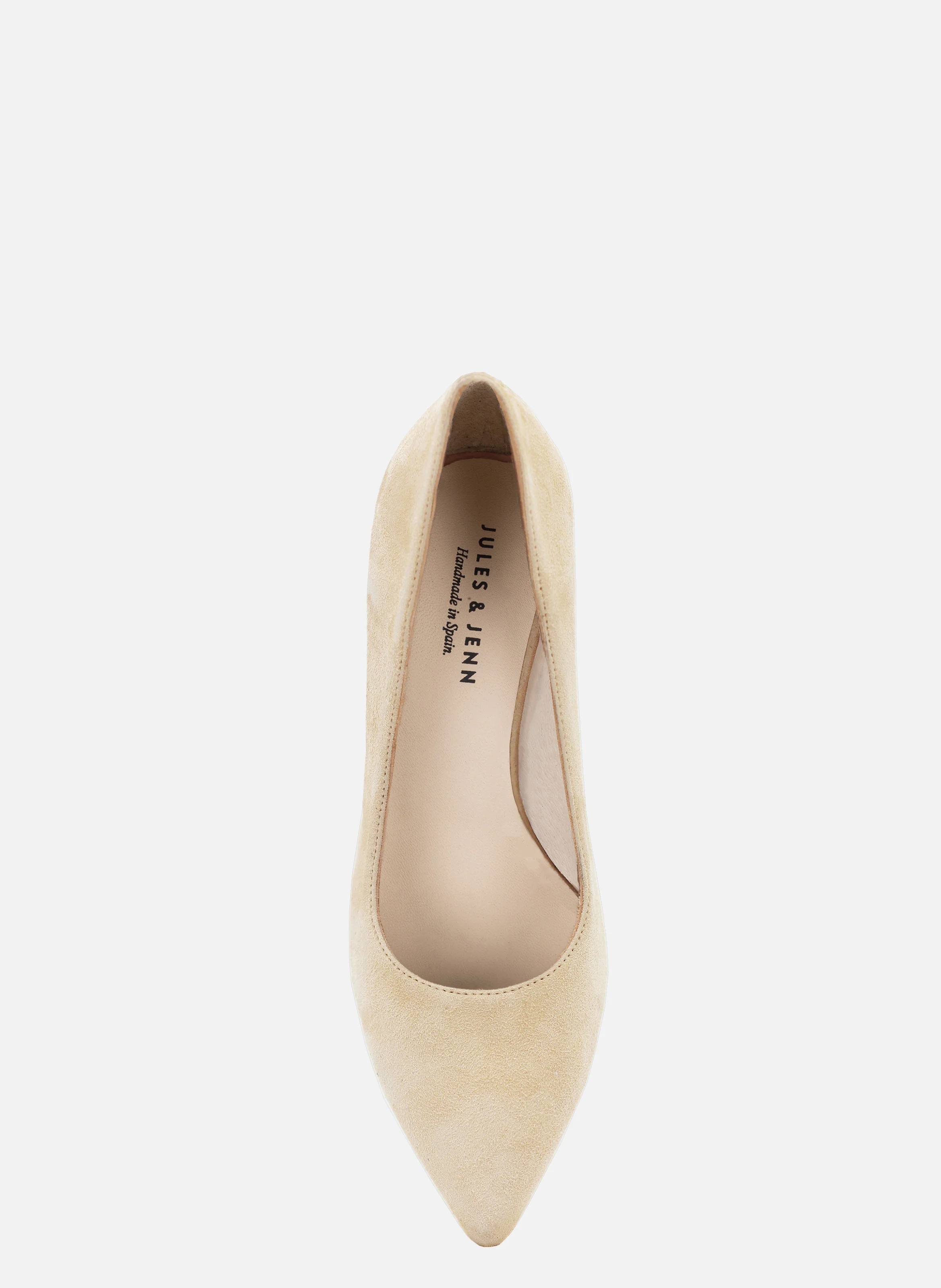 Escarpins classiques cuir daim | Beige