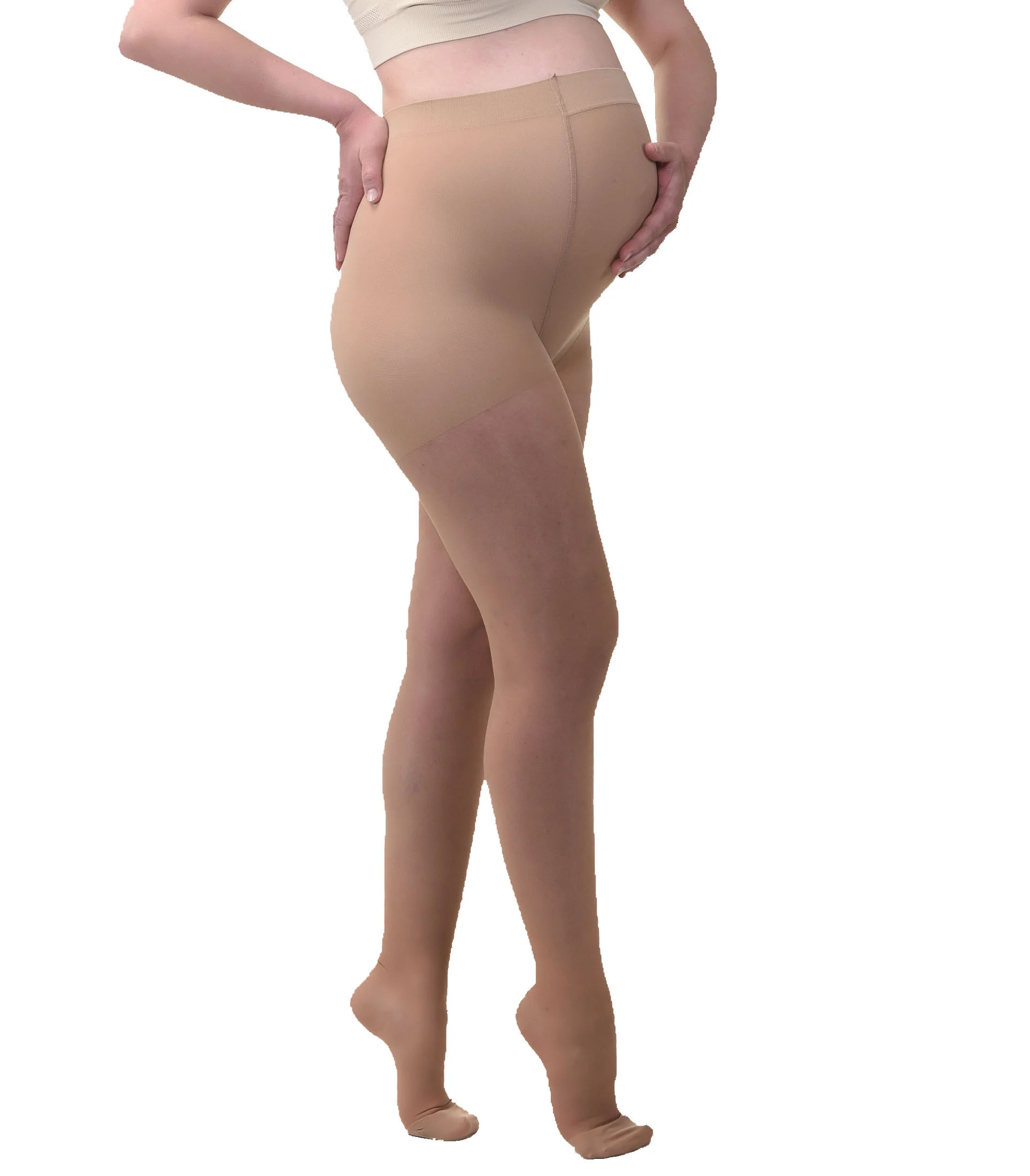 Collants de Grossesse semi-transparents de Mantien | Beige