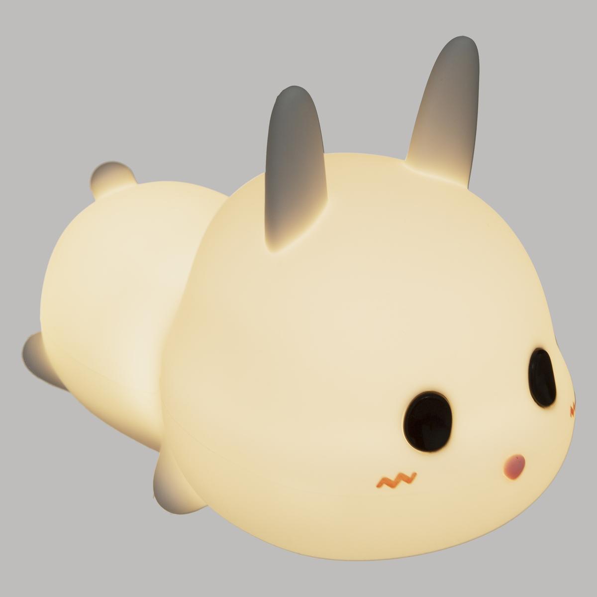 VEILLEUSE BATTERIE LAPIN H.11CM