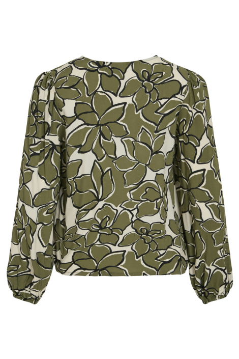 Vila groene dames blouse