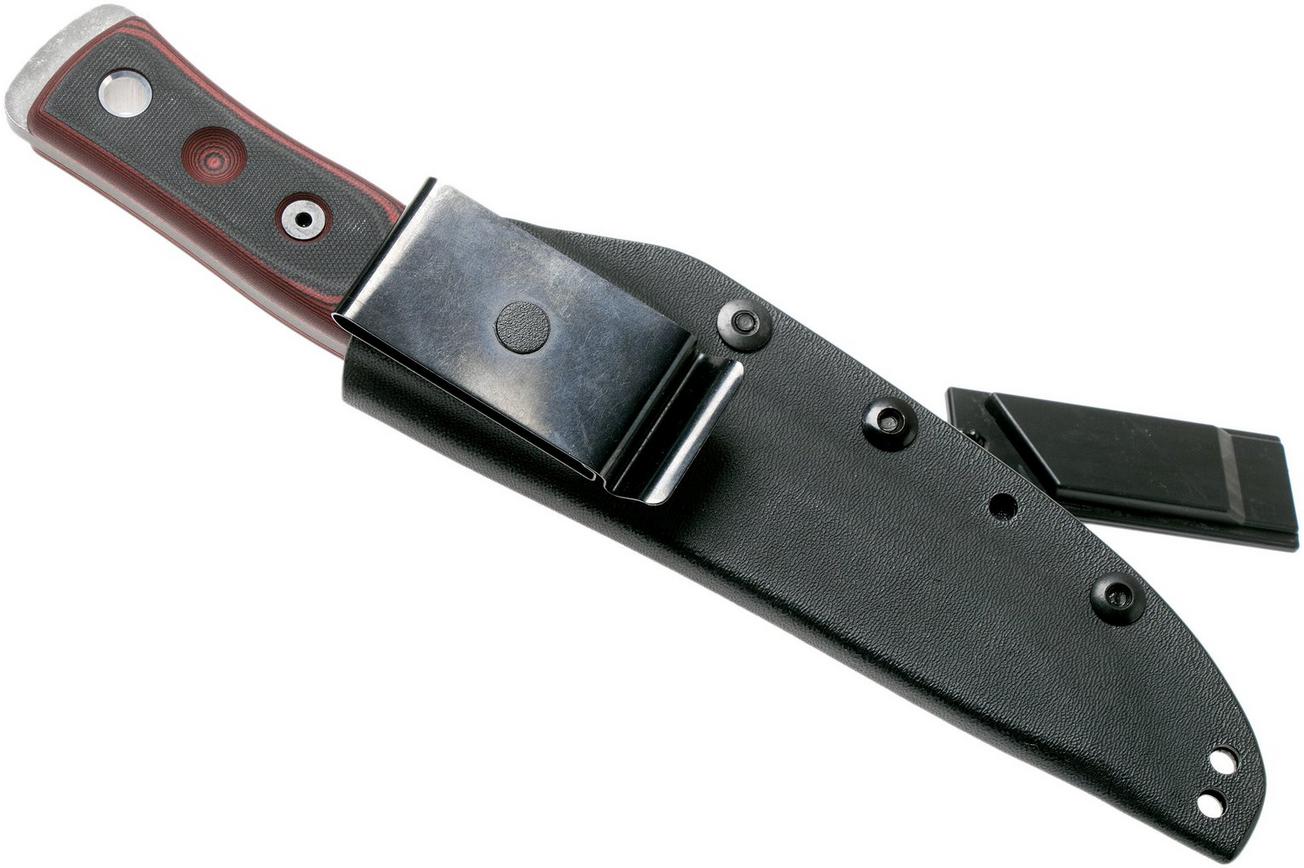 TOPS Knives B.O.B. Fieldcraft 154CM Red/Black G10 BROS-154-RB bushcraftmes