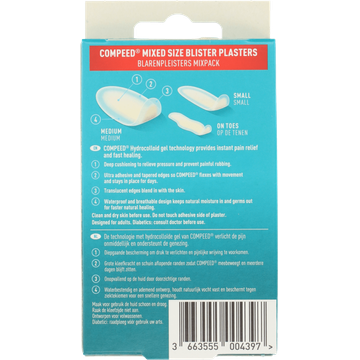 Compeed blarenpleister mixpack, 6 stuks