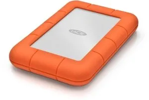 LaCie Rugged Mini - Harddisk - 4 TB - ekstern (bærbar) - USB 3.0 - 5400 rpm - 256-bit AES - med Seagate Rescue Data Recovery