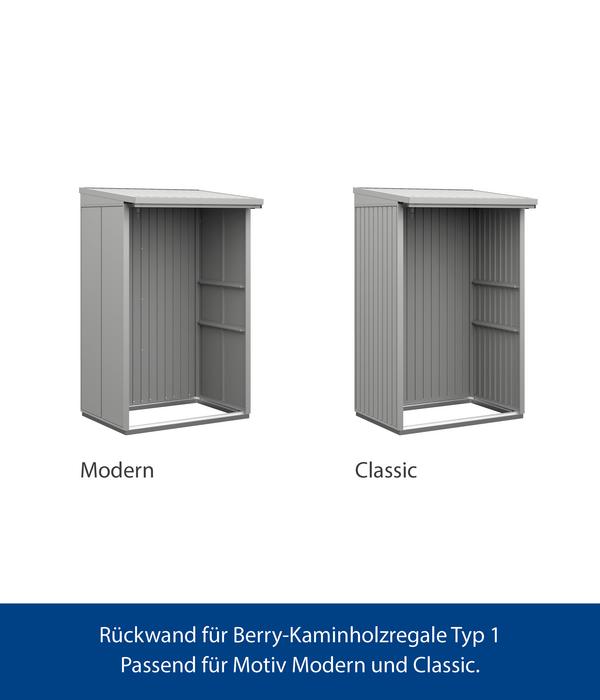 Hörmann Rückwand für Berry-Kaminholzregal