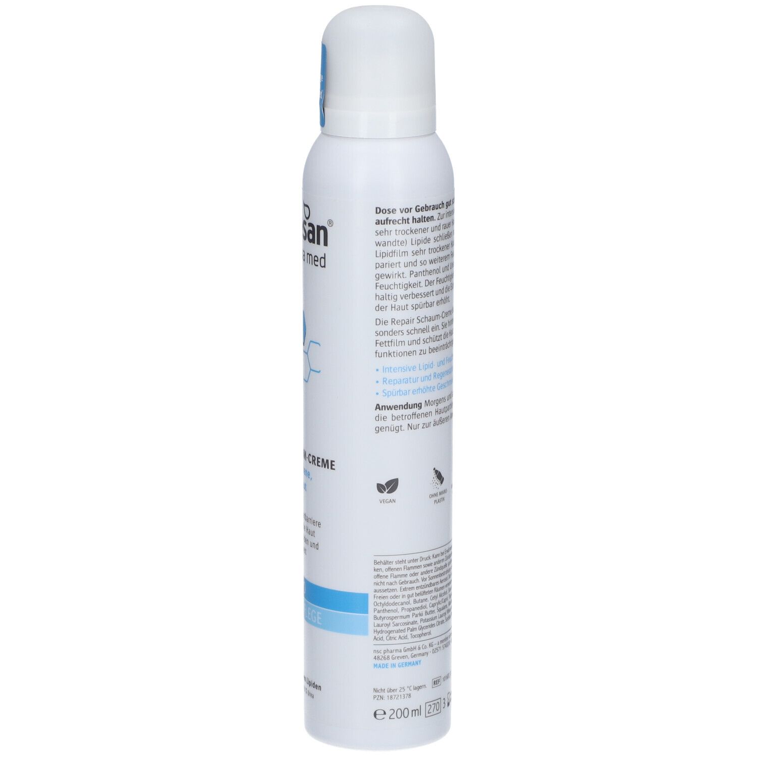 Allpresan Derma med HYDRO INTENSIVPFLEGE  Repair Schaum-Creme