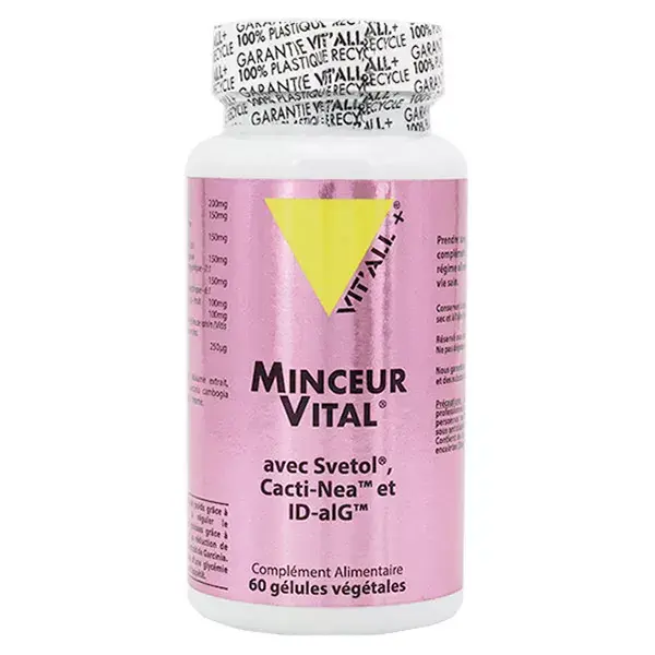 Vit'all+ Vital Slimming 60 cápsulas vegetais
