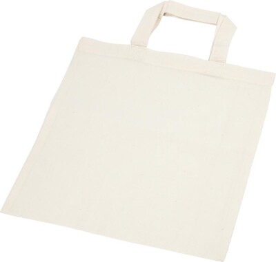 Diy Mulepose Til Male På - Uden Tryk - 30X33 CM - Lys Natur