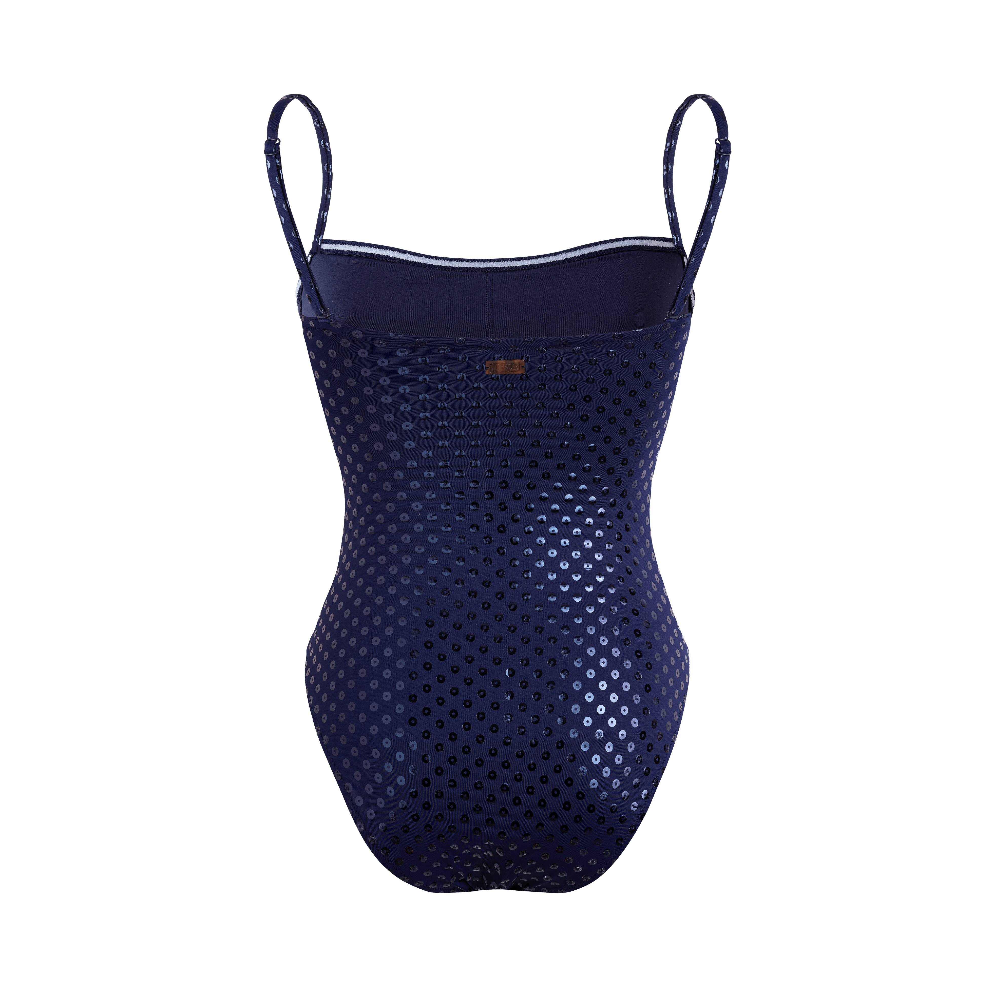 Maillot de bain une pièce bustier femme strass en relief